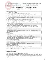 13102015 Ban tin Phuc vu lanh dao