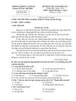 Đề kiểm tra cuối học kì I Tiếng việt Lớp 2  Năm học 20092010  Trường Tiểu học Đại Đình3048
