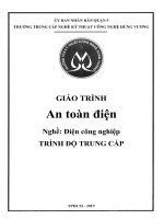 Giáo trình An toàn điện (Nghề: Công nghệ ô tô) - Trường TCN Kỹ thuật công nghệ Hùng Vương
