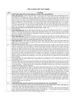 Câu hỏi ôn tập chi tiết học phần văn hóa kinh doanh