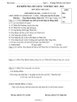 Đề kiểm tra giữa học kì II Tiếng việt Lớp 2  Năm học 20122013  Trường Tiểu học Lai Cách 12402