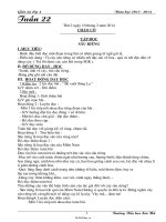 Giáo án các môn lớp 4  Trường Tiểu học Sơn Hà  Tuần 22888