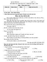 Đề thi cuối học kì II môn Tiếng việt Lớp 2  Năm học 200920103277