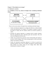báo cáo giữa kì môn change management  think of a recent skill that you had to learn in order to keep up with external change.