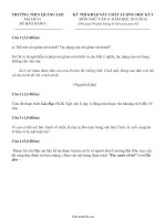 Kỳ thi khảo sát chất lượng học kỳ I môn Ngữ văn 8  Năm học 2015  2016  Trường THCS Quảng Lộc861