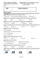 Kiểm tra học kỳ II  Năm học 2013  2014 môn: Tin học  Trường TH Nguyễn thị Minh Khai895