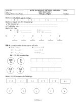 Kiểm tra định kỳ giữa học kì 1 (năm 2009  2010) môn Toán lớp 11020