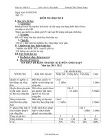 Đề kiểm tra học kì II Giáo dục công dân lớp 9  Năm học 20112012  Lê Thị Hạnh2538