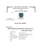 ĐỒ án tốt NGHIỆP tên đề tài điều KHIỂN máy bơm BẰNG SÓNG WIFI và SÓNG điện THOẠI 