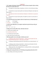 Trắc nghiệm chủ nghĩa xã hội khoa học có đáp án