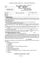 Đề kiểm tra giữa học kì II Tiếng việt Lớp 2  Năm học 20092010  Trường Tiểu học Hòa Định Đông1523