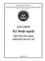 Giáo trình Kỹ thuật nguội (Nghề: Điện công nghiệp) - Trường TCN Kỹ thuật công nghệ Hùng Vương