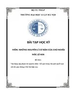 Vận dụng cặp phạm trù nguyên nhân  kết quả trong việc giải quyết nạn ách tắc giao thông ở Hà Nội hiện nay.