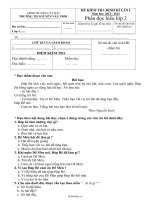 Đề kiểm tra định kì lần 1 Đọc hiểu Lớp 2  Năm học 20132014  Trường Tiểu học Nguyễn Văn Trỗi4484