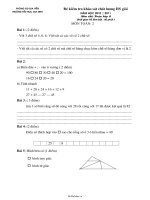 60 Đề kiểm tra khảo sát chất lượng học sinh giỏi Toán Lớp 2  Năm học 20072008  Trường Tiểu học Gia Sinh2065