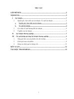 Các giải pháp gia tăng lợi nhuận đối với tư bản thương nghiệp