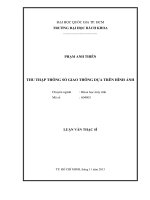 Thu thập thông số giao thông dựa trên hình ảnh 