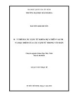 Rút trích các cụm từ khóa dựa trên vai trò và đặc điểm của các cụm từ trong văn bản 
