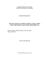 Phương pháp xác định vị trí sự cố dựa trên tổng trở trong mạng phân phối hình tia 