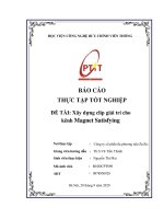 BÁO CÁO  THỰC TẬP TỐT NGHIỆP ĐỀ TÀI: Xây dựng clip giải trí cho kênh Magnet Satisfying