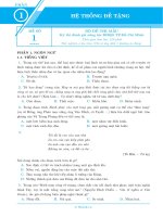 Bộ đề luyện thi đánh giá năng lực trường đại học quốc gia thành phố hồ chí minh có đáp án chi tiết