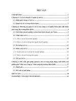 QUẢN LÝ RỦI RO TRONG HOẠT ĐỘNG XUẤT KHẨU SẢN PHẨM PHỞ VIFON CỦA CÔNG TY VIFON SANG THỊ TRƯỜNG HÀN QUỐC