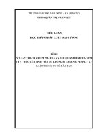 Lý luận trách nhiệm pháp lý và nêu quan điểm của mình về ý thức của sinh viên để không bị áp dụng pháp lý kỷ luật trong cơ sở đào tạo