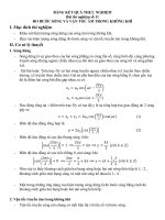 ĐO BƯỚC SÓNG VÀ VẬN TỐC ÂM TRONG KHÔNG KHÍ