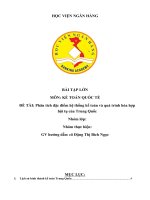 KẾ TOÁN QUỐC TẾ HVNH  Phân tích đặc điểm hệ thống kế toán và quá trình hòa hợp hội tụ của Trung Quốc