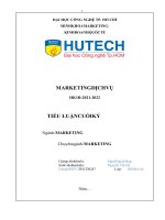 tiểu luận cuối kỳ đề tài Xây dựng các hoạt động Marketing dịch vụ cho Ngân hàng Thương mại cổ phần Ngoại Thương Việt Nam (Vietcombank)
