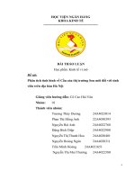 Phân tích tình hình về cầu của thị trường son môi đối với sinh viên trên địa bàn hà nội