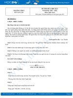 Bộ 3 đề thi giữa HK2 môn Ngữ văn 6 KNTT năm 2021-2022 Trường THCS Võ Văn Tần