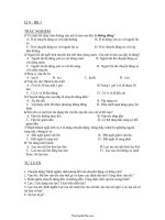 Trắc nghiệm câu hỏi vật lý 84660