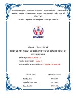 BÀI báo cáo CUỐI kỳ THIẾT kế, mô PHỎNG XE HAI BÁNH tự cân BẰNG sử DỤNG bộ điều KHIỂN PID 