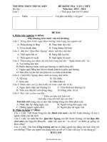 Đề kiểm tra văn 1 tiết năm học: 2013  2014 (Thời gian làm bài 45 phút)  Trường THCS Trung Sơn7693