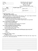 Đề kiểm tra giữa học kỳ I Tiếng việt Khối 2  Đề số 26369