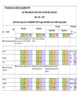 Đề thi giữa học kì 2 môn Tin học lớp 7 năm 2020-2021 có đáp án - Trường THCS Huỳnh Thị Lựu