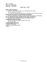 Đề kiểm tra một tiết Giáo dục công dân lớp 8  Năm học 201420157623