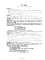 Đề thi chọn sinh giỏi Sinh học lớp 12  Đề số 26886