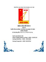 BÁO cáo đồ án II đề tài THIẾT kế hệ THỐNG THƯƠNG mại điện tử bán HÀNG ONLINE 