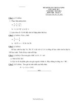 Đề khảo sát chất lượng giữa học kì I môn thi: Toán 75592