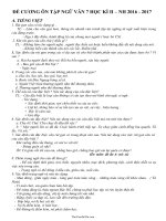 Đề cương ôn thi học kì II Ngữ văn lớp 7  Năm học 201620177376