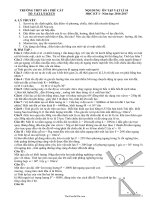 Đề cương ôn tập học kì I Vật lí lớp 10  Năm học 20162017  Trường THPT số 1 Phù Cát6028