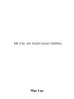 tiểu luận đề tài AN TOÀN GIAO THÔNG NHỮNG vấn đề lý LUẬN và PHÁP lý về xử PHẠT VI PHẠM HÀNH CHÍNH TRONG LĨNH vực GIAO THÔNG ĐƯỜNG bộ 