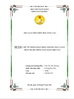 Chữ tín trong hoạt động thương mại và giải pháp cho hệ thống ngân hàng hiện nay