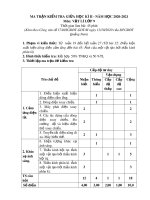 Đề thi giữa học kì 2 môn Vật lí lớp 9 năm 2020-2021 có đáp án - Trường THCS Huỳnh Thị Lựu
