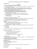 Đề cương ôn thi học kì I Ngữ văn lớp 7  Năm học 201620177378