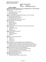 Đề kiểm tra học kỳ II môn : vật lý 7 thời gian : 45 phút (không kể phát đề)10774