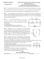 Kì thi chọn học sinh giỏi lớp 11 THPT năm học 20102011 đề thi môn: Vật lý thời gian làm bài: 180 phút11417