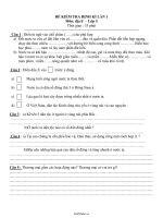 Đề kiểm tra định kì lần 1 môn: Địa lí lớp 510712